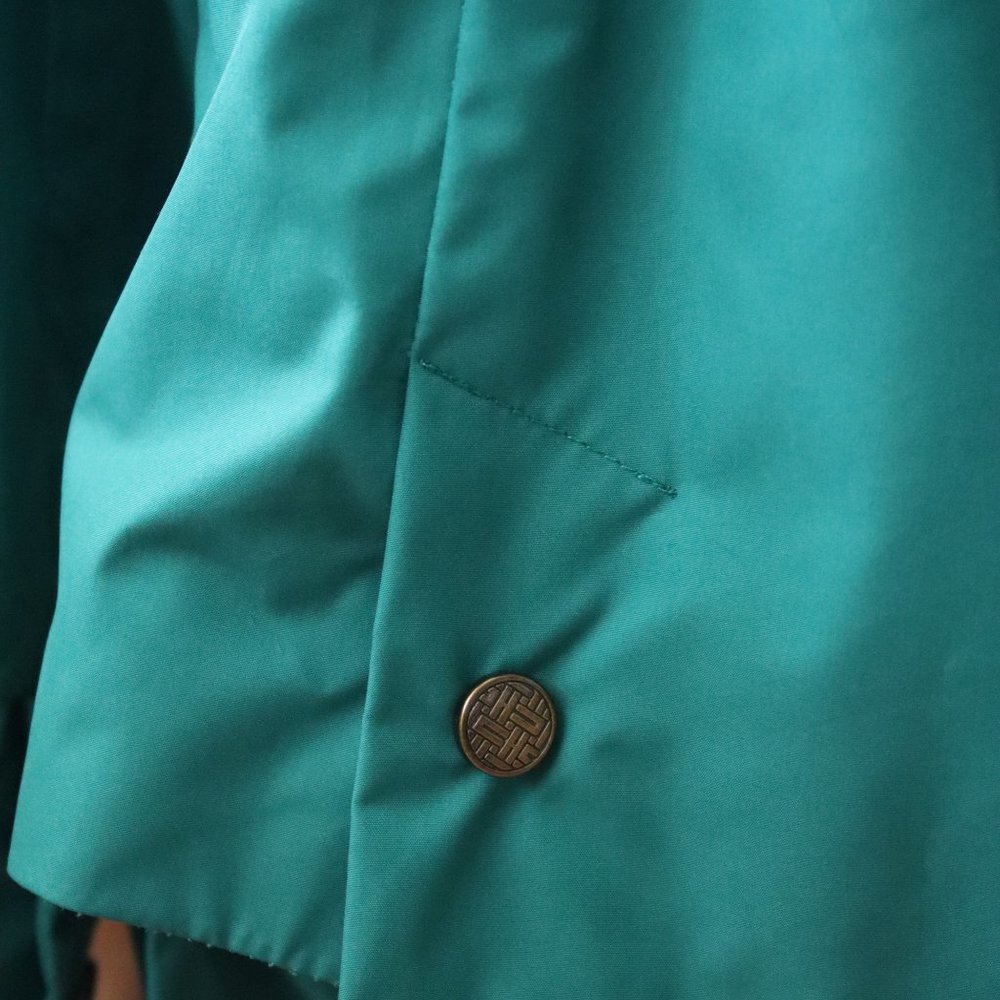 Like New, Cole Haan "Jelly Bean" Windbreaker in Kelly Green, Sz S - Picture 6 of 16